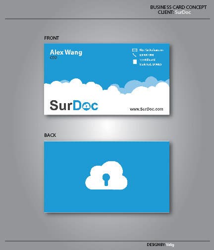 Intrarea #220 pentru concursul „                                                Business Card Design for SurDoc
                                            ”