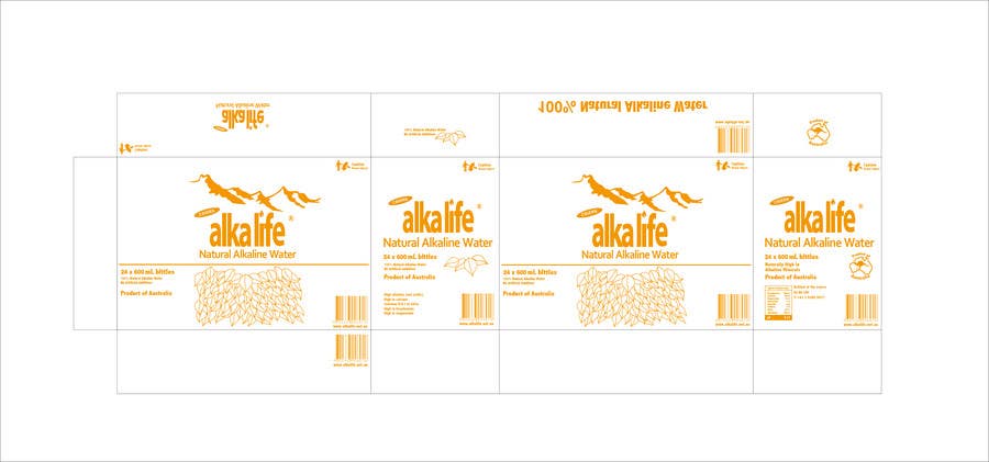 Konkurransebidrag #26 i                                                 Package Design for alkalife Natural Alkaline Water
                                            