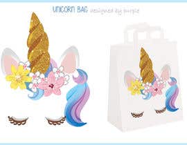 #9 for Unicorn Party Bag Design by wpurple