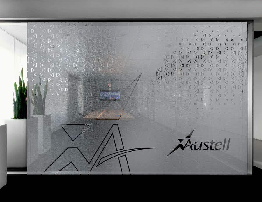 Kilpailutyö #33 kilpailussa                                                 Branded frosted Glass vinyl design for glass doors/glass walls for business
                                            