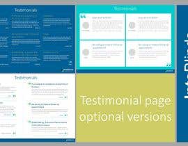 #9 para Create Company Testimonial Page for Presentation Book (editable) - (Easy Money) (DESIGN WORK) (Continuous Work!!) de dka57ea0f35a37cf