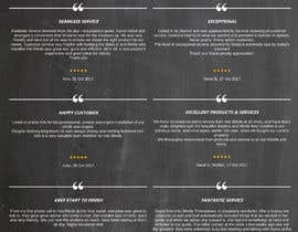#24 para Create Company Testimonial Page for Presentation Book (editable) - (Easy Money) (DESIGN WORK) (Continuous Work!!) de UltimateQuality