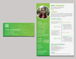 #106 para Print design for my CV and business card por mamun313