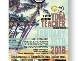 #49 for New flyer for our Yoga Teacher Training course (A3 or A4 format) by katerinapateli