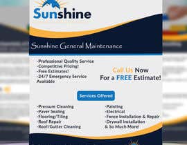 #41 for Design Amazing Flyer for General Maintenance Company by rhrvirus