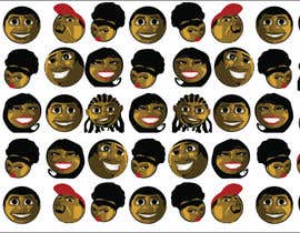 #6 for Create a library of Black Emojis/Emoticons by rajupasunurip
