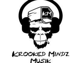 Číslo 34 pro uživatele Krooked Mindz Logo - Music Label Design od uživatele iamwdjm