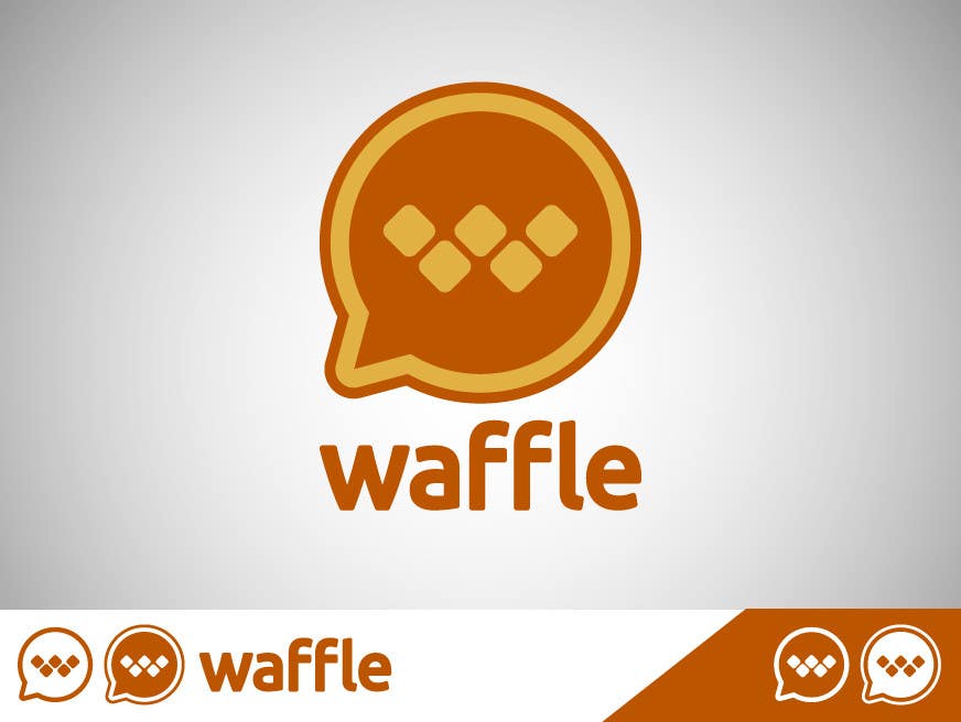 #853. pályamű a(z)                                                  Waffle App Logo
                                             versenyre