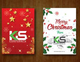 #30 for Design a Christmas card with our company logo and Christmas theme on the front  and Merry Christmas on the inside. -- 2 by riteshparmar79