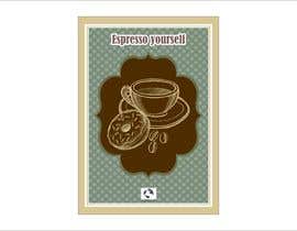 #75 for Develop 16 amazing greeting cards with tee and  coffee illustations by macthe
