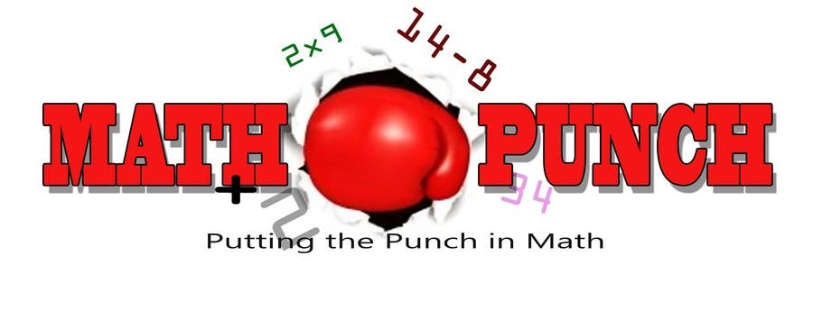 Penyertaan Peraduan #21 untuk                                                 Logo Design for Math Punch - Putting the Punch in Math
                                            