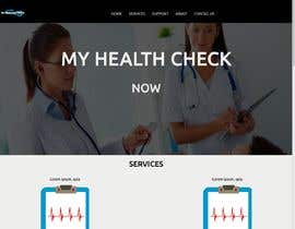 #14 for Design a website with logo for company called myhealthcheck by ch47ly