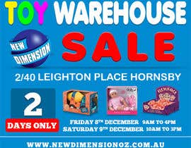 #124 for Design a web banner advertisement to advertise a warehouse sale. I need finished artwork as per specification by close of business  today November 30th. av aymankhalil365