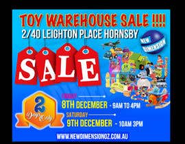 #159 for Design a web banner advertisement to advertise a warehouse sale. I need finished artwork as per specification by close of business  today November 30th. av ovictg15