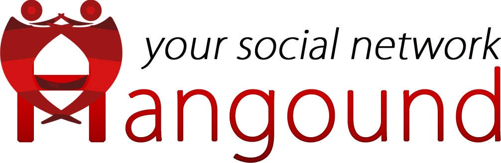 Kilpailutyö #37 kilpailussa                                                 Logo design for Hangound (hangound.com), a new web social network based in NY.
                                            