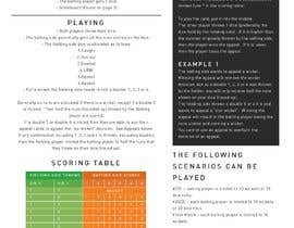 Nro 9 kilpailuun Cricket Dice Game - Design Instruction sheet &amp; Game elements käyttäjältä teredutari