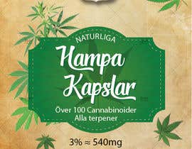 zeddcomputers님에 의한 Hemp/Cannabis Capsules Product Label을(를) 위한 #32
