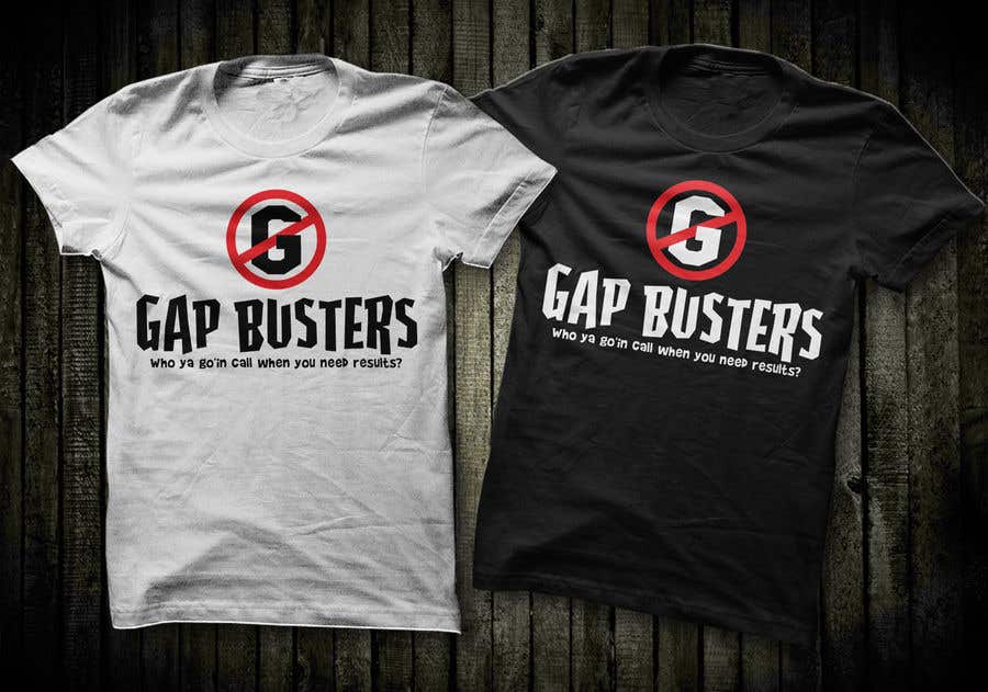 Kandidatura #151për                                                 GAP BUSTER Logo T-shirt design
                                            