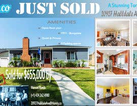 #20 dla design a real estate &quot;just sold flyer&quot; 11x6 double sided przez tharinis