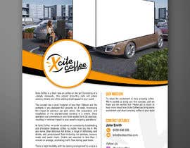 #47 for 1pg Flyer for Drive Thru Coffee Shop Business Pitch by elgu