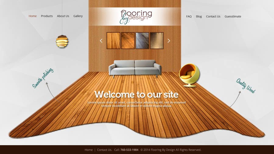Entry 35 By Surajit666 For Design A Website Mockup For Flooring Company Freelancer