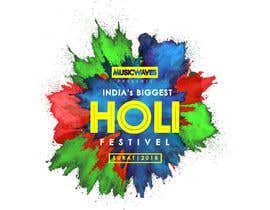 #74 for Design a logo for Indian Biggest Holi Festival 2018 by LagneshRorschach