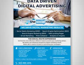 #80 for Design a 8x10&quot; one page sales brochure for a digital marketing company &quot;The Social Route&quot; by dinesh0805