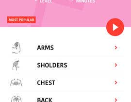 #28 untuk Design several screens for my iPhone fitness app oleh Designer123user
