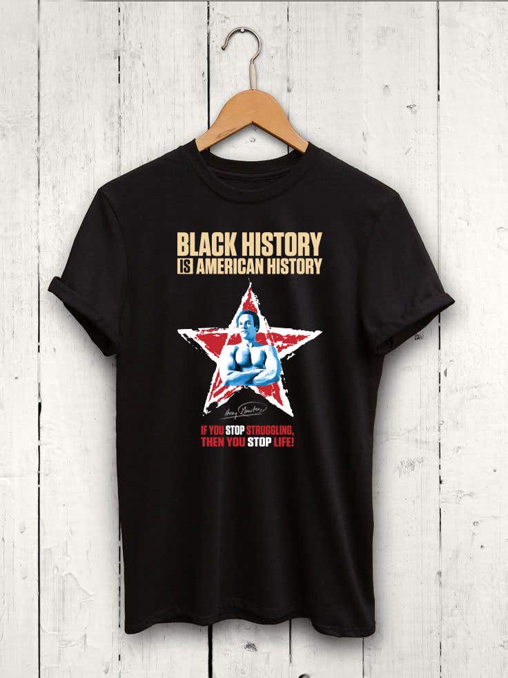 Penyertaan Peraduan #6 untuk                                                 Black History T-Shirt Design
                                            