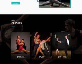 #27 para Home page concept design for a Latin-dance website por ByteZappers