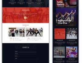 #31 para Home page concept design for a Latin-dance website por ByteZappers
