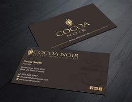 #348 za I need a business card Design for Chocolate Cafe od sabbir2018