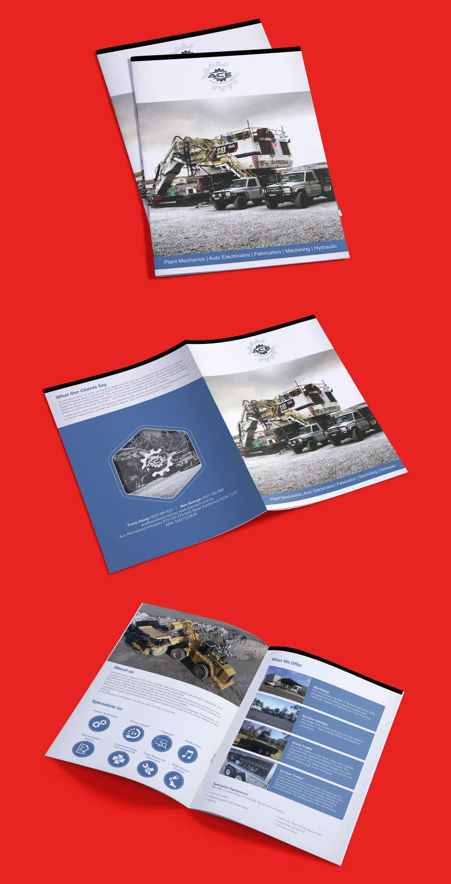 Natečajni vnos #24 za                                                 Design a Brochure For Mining Mechanic
                                            