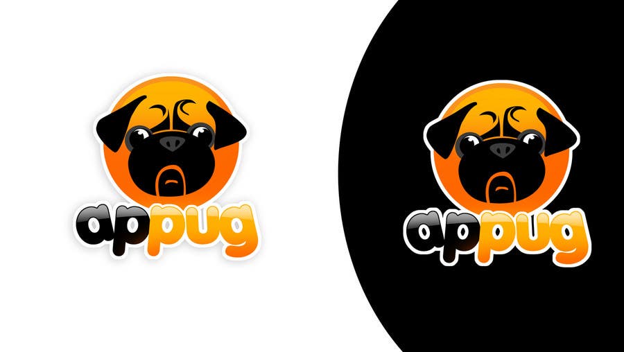 #208. pályamű a(z)                                                  "Pug Face" logo for new online messaging service
                                             versenyre
