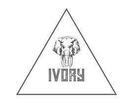 #4 για A simple, black and white logo of an elephant (or elephant&#039;s head) with tusks and the word &quot;IVORY&quot; written underneath. από almasud311