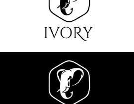 #15 for A simple, black and white logo of an elephant (or elephant&#039;s head) with tusks and the word &quot;IVORY&quot; written underneath. by Quintosol
