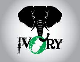 #28 για A simple, black and white logo of an elephant (or elephant&#039;s head) with tusks and the word &quot;IVORY&quot; written underneath. από sadbillah8080
