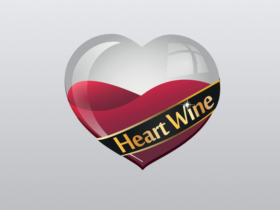 Proposition n°216 du concours                                                 Logo Design for Heart Wine (love wine)
                                            