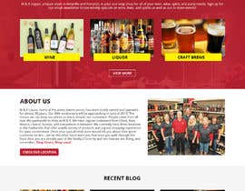 #33 for Design a Website Mockup for Liquor Store av WebCraft111