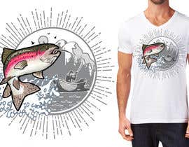 #46 para fishing t shirt de marijakalina