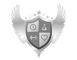 #4 for I have attached a couple examples, but need a logo of a sheild split into four areas (time, money, health and love) with 7 stars evenly distributed along the outside. Color of the sheild be silver by Schary