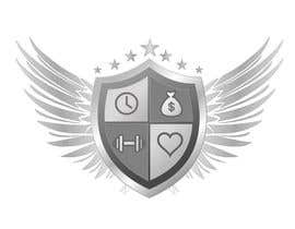 #18 I have attached a couple examples, but need a logo of a sheild split into four areas (time, money, health and love) with 7 stars evenly distributed along the outside. Color of the sheild be silver részére Schary által