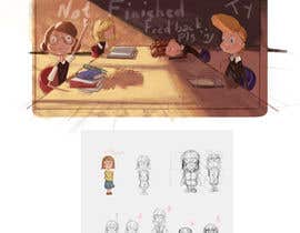 #42 dla design characters for kids book przez Sweaper