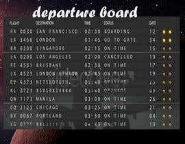Nro 17 kilpailuun Video of departure board käyttäjältä asik01716