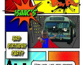 #38 para Super Hero Party Flyer - Fun Photoshop Contest de alohads