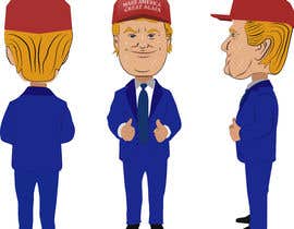 #23 for Trump Cartoon (Full Body) Colored Sketch by irfannosh