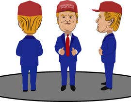 nº 24 pour Trump Cartoon (Full Body) Colored Sketch par irfannosh 