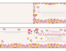 #2 for Design a birthday invitation card for 50st birthday for a woman by dsyro5552013