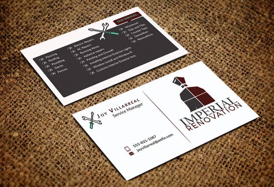 Contest Entry #118 for                                                 Design some Double Sided Business Cards
                                            
