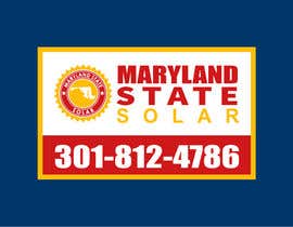 #5 for Maryland State Solar yard sign design by vs47